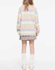 Cartoon autumn and winter couple knitted sweater