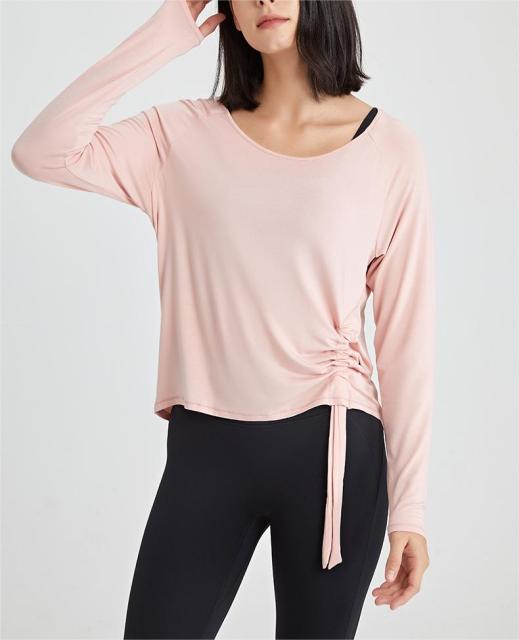 Autumn yoga sportswear long sleeved top