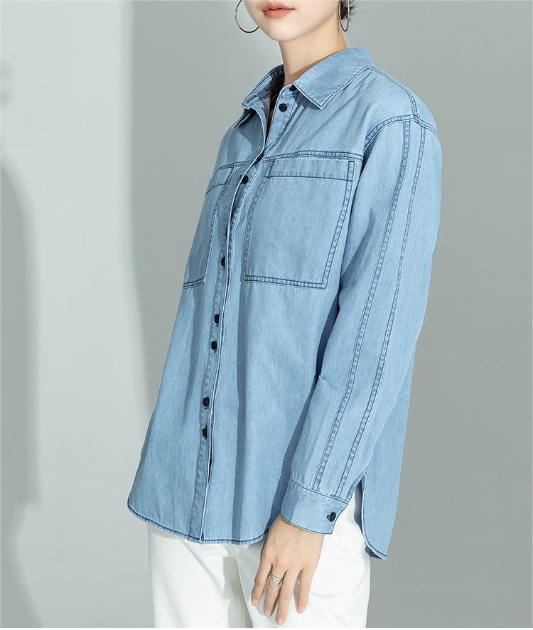 Retro denim shirt
