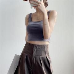Wearing a camisole with a beautiful back top