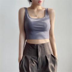 Wearing a camisole with a beautiful back top