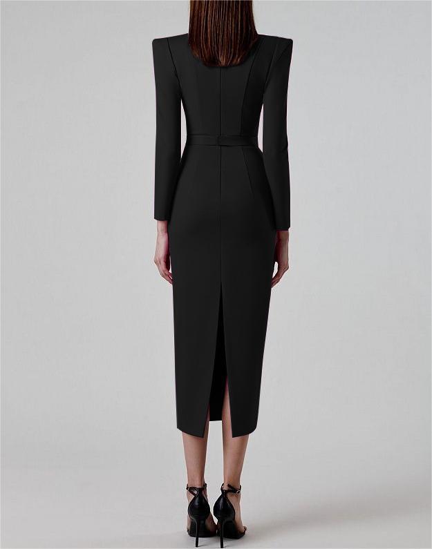 Fashionable and minimalist bandage dress