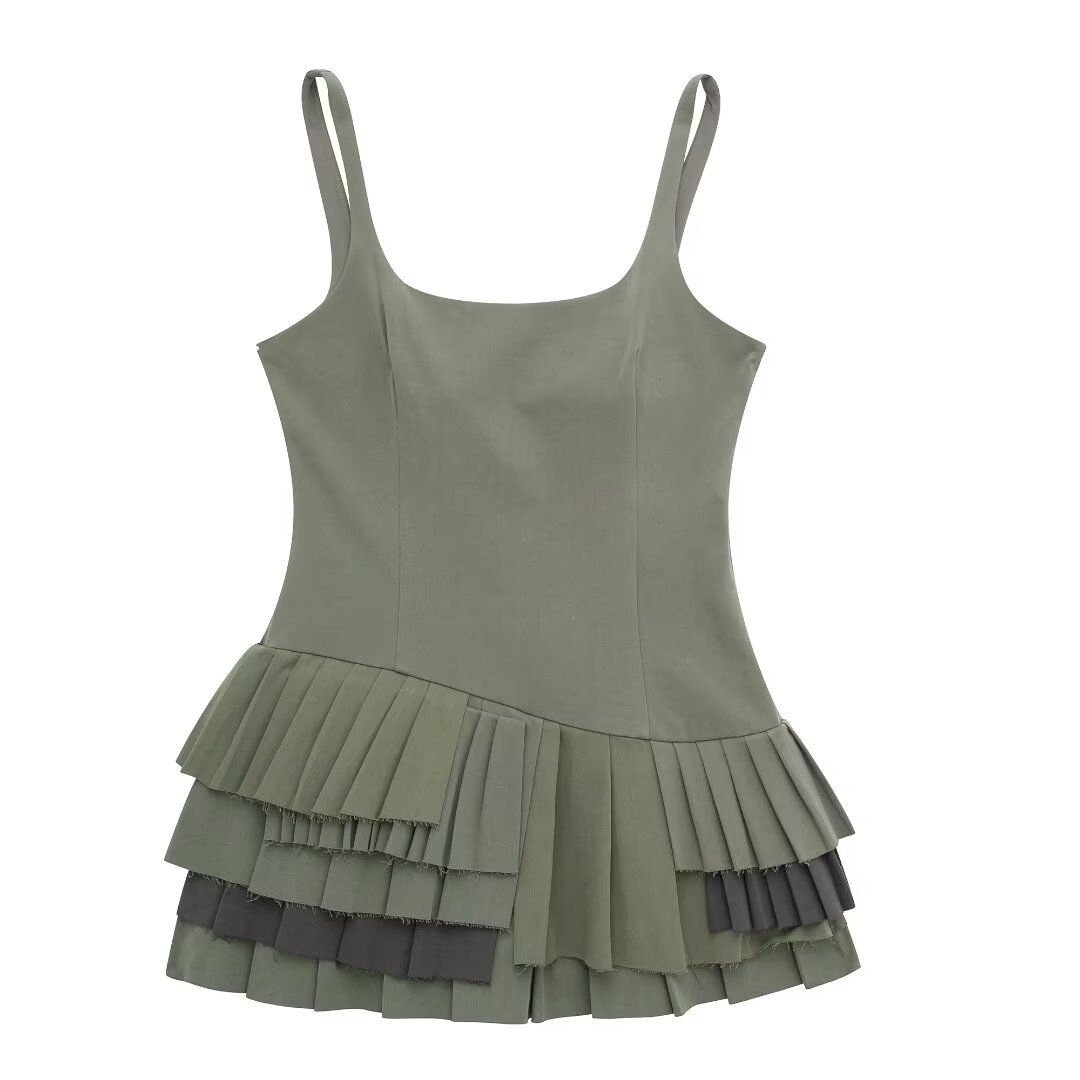 Fashionable casual camisole sleeveless dress