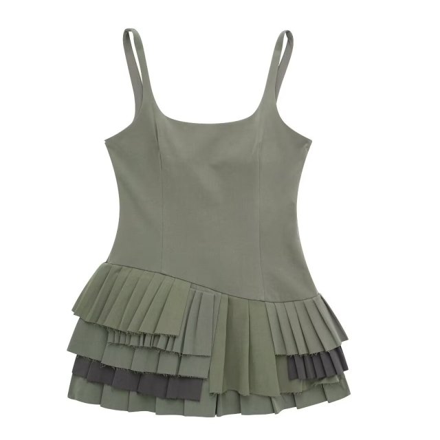 Fashionable casual camisole sleeveless dress