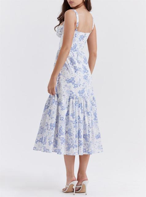 Suspended floral cake dress