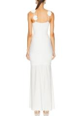 Suspender evening dress