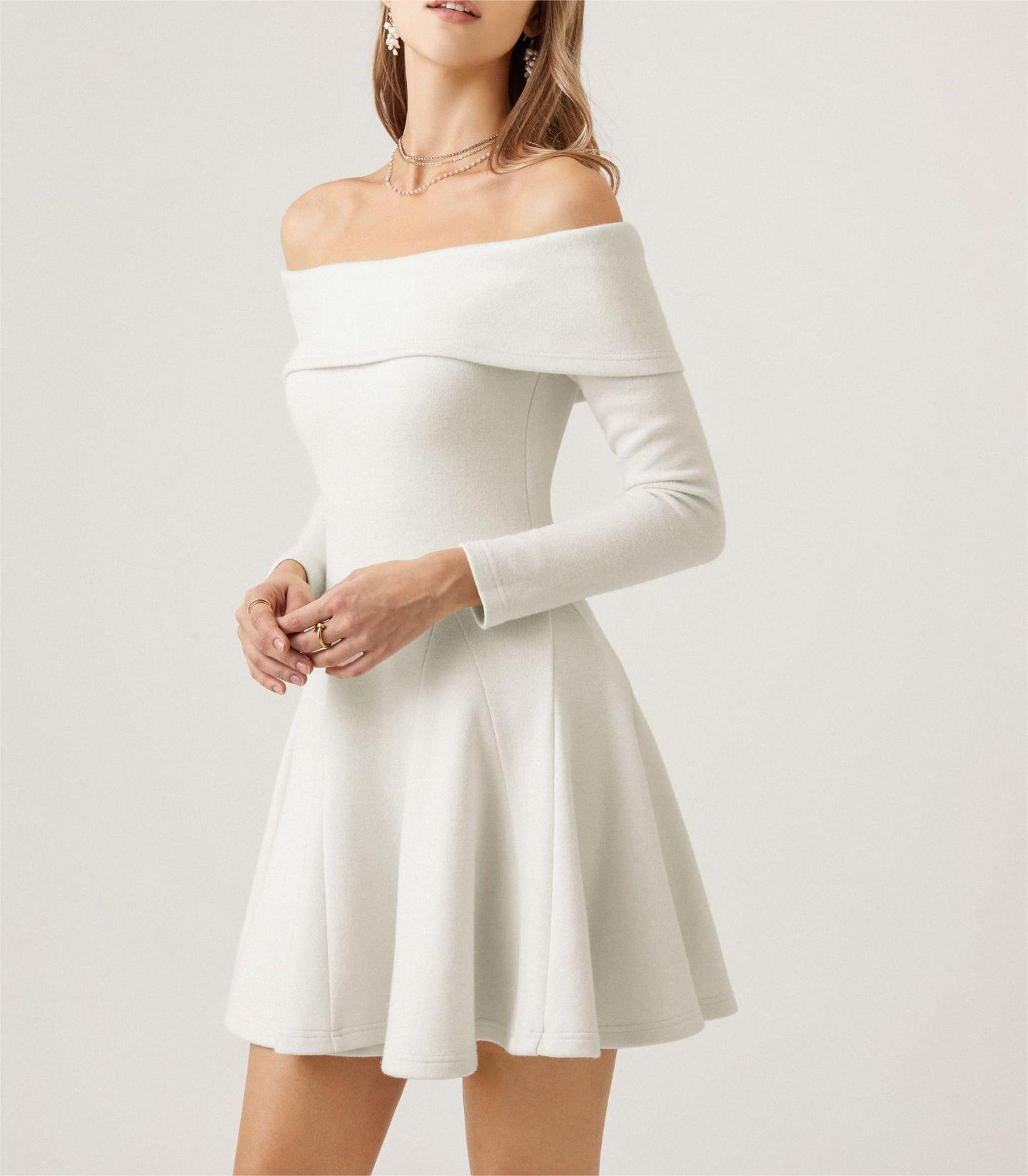 One shoulder sweet dress