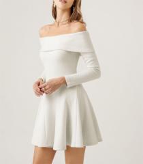 One shoulder sweet dress