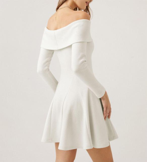 One shoulder sweet dress