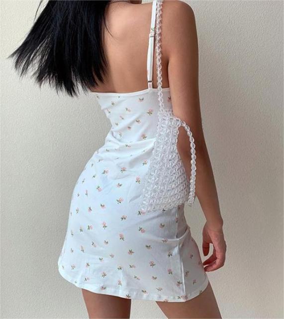 Floral camisole skirt