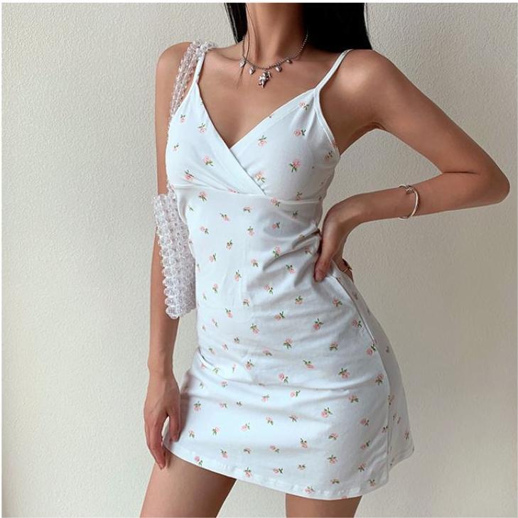 Floral camisole skirt