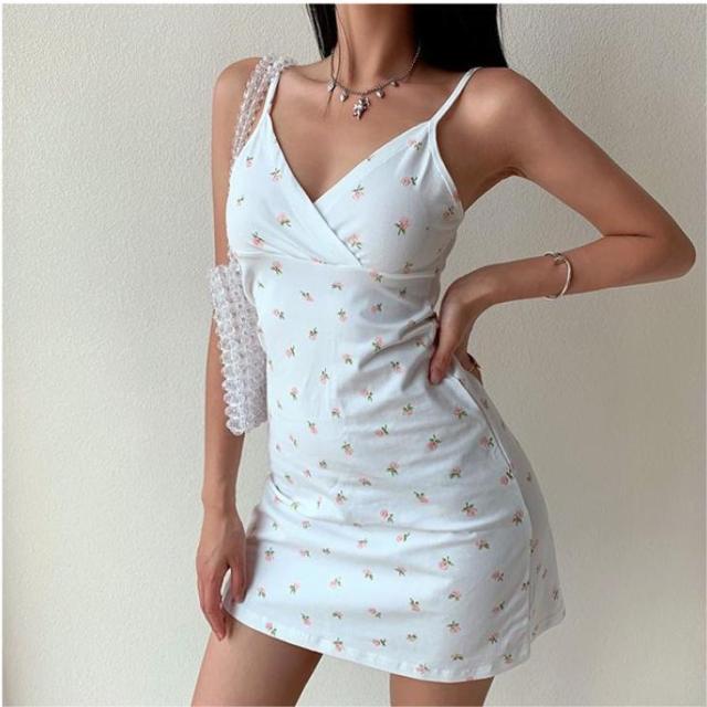 Floral camisole skirt