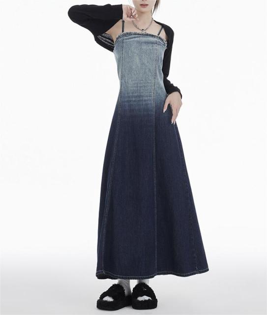 Cowboy strap dress for women