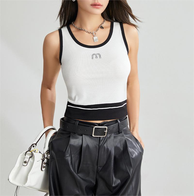 New U-neck camisole vest