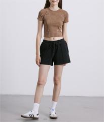 Retro short T-shirt for women