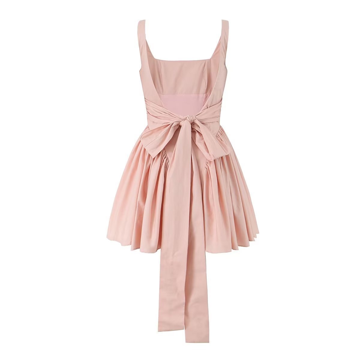 Lace up waist cinched dress