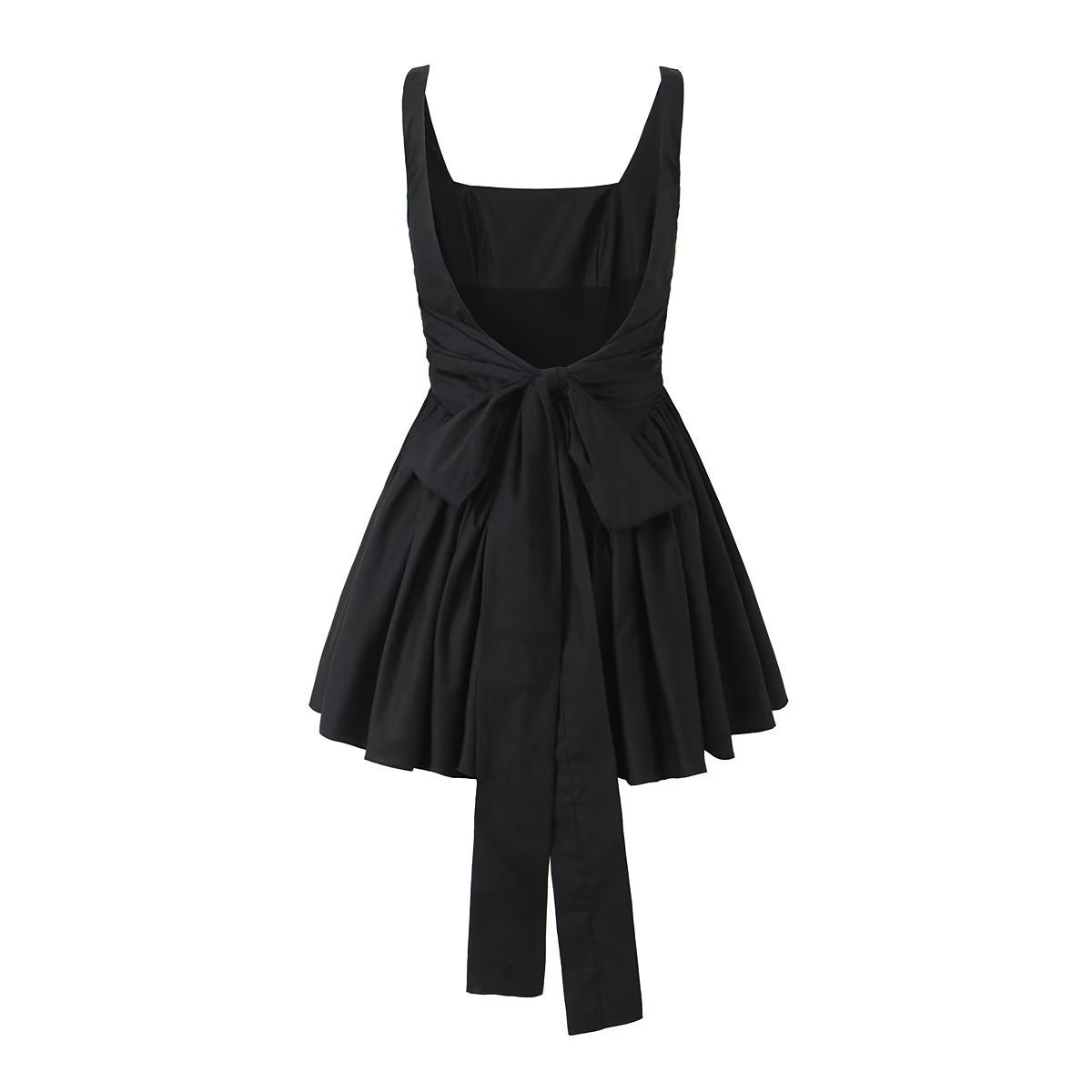 Lace up waist cinched dress