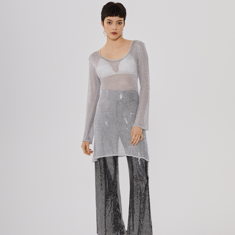 OEM Perspective Pearlescent Long Sleeve Top