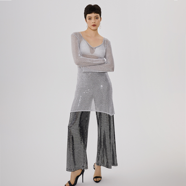 OEM Perspective Pearlescent Long Sleeve Top