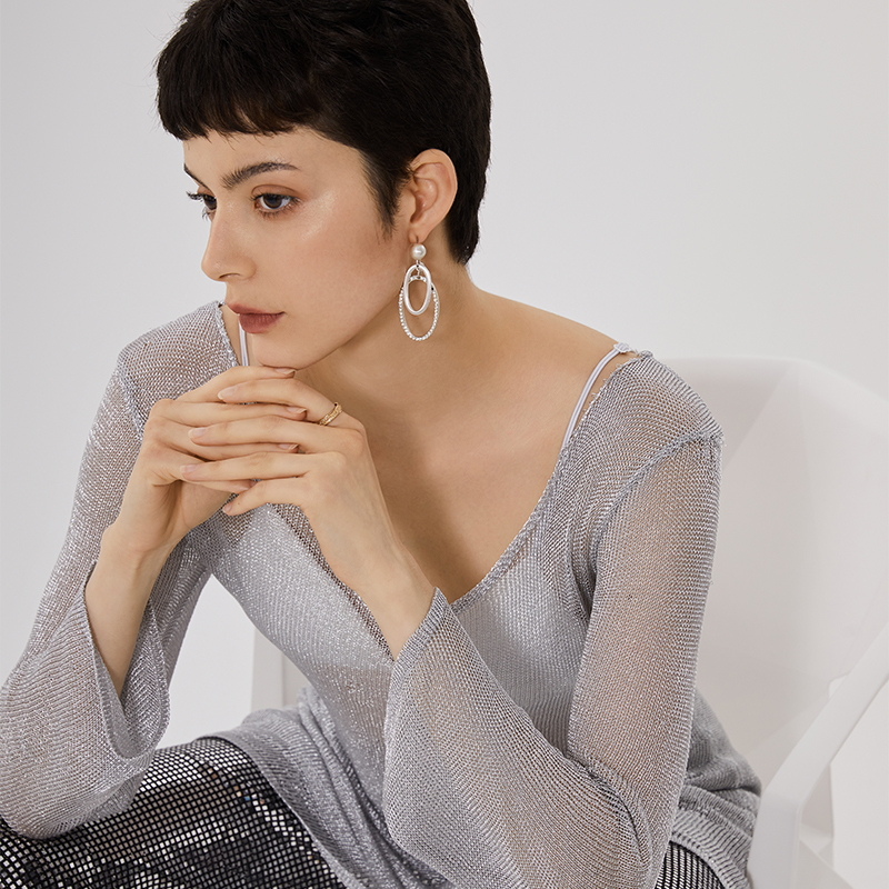 OEM Perspective Pearlescent Long Sleeve Top