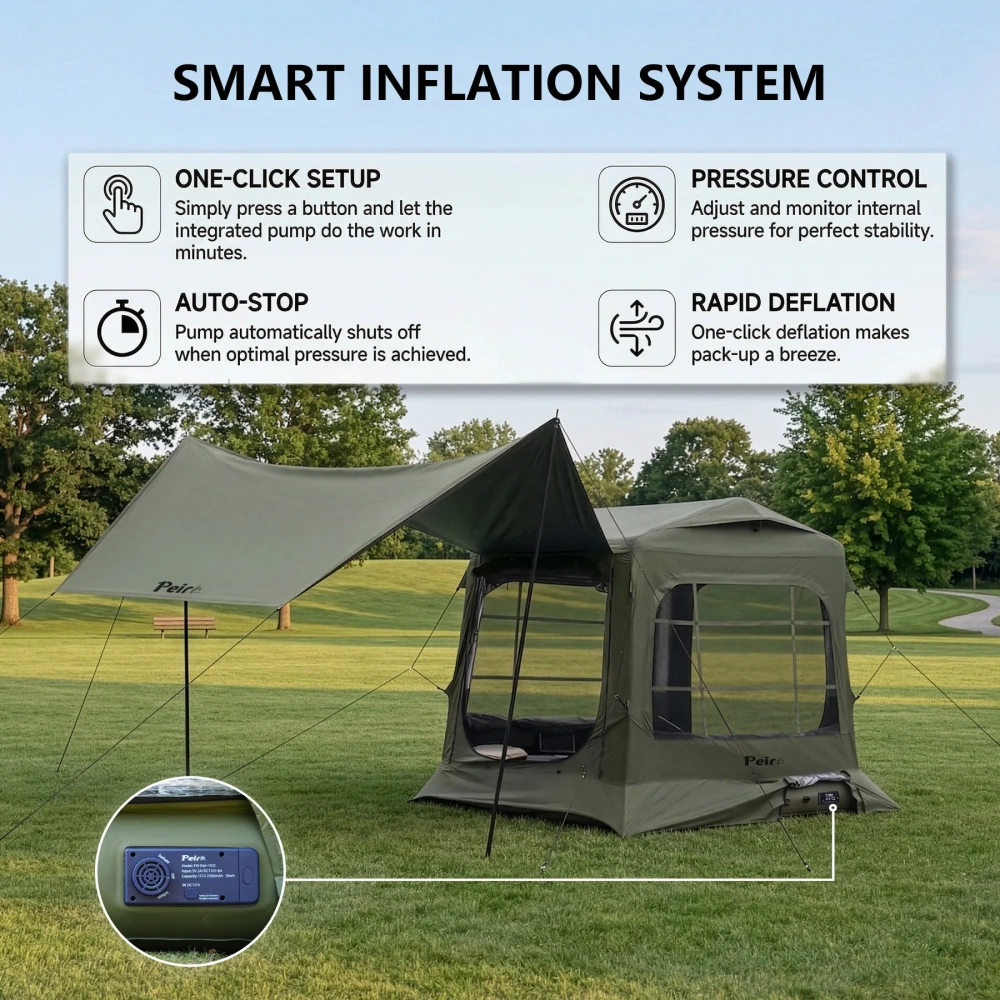 Liberty Sleep Series All-in-One Inflatable Bed-Tent