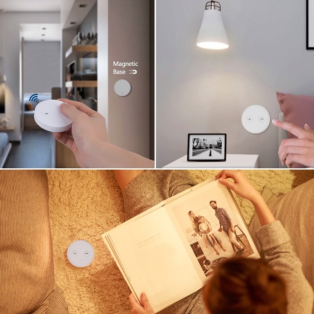 LoraTap Remote Control Socket, 2500 Watts, 200M Range, 868Mhz Radio, 10 Years Autonomy, Smart Wireless Electrical Outlet, Batteries Included