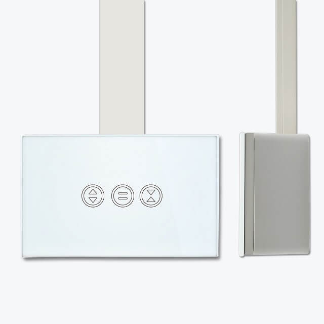 118×72mm Wall Mounted Junction Box for Curtain Blind Switch Box for US Standard WiFi Curtain Switch