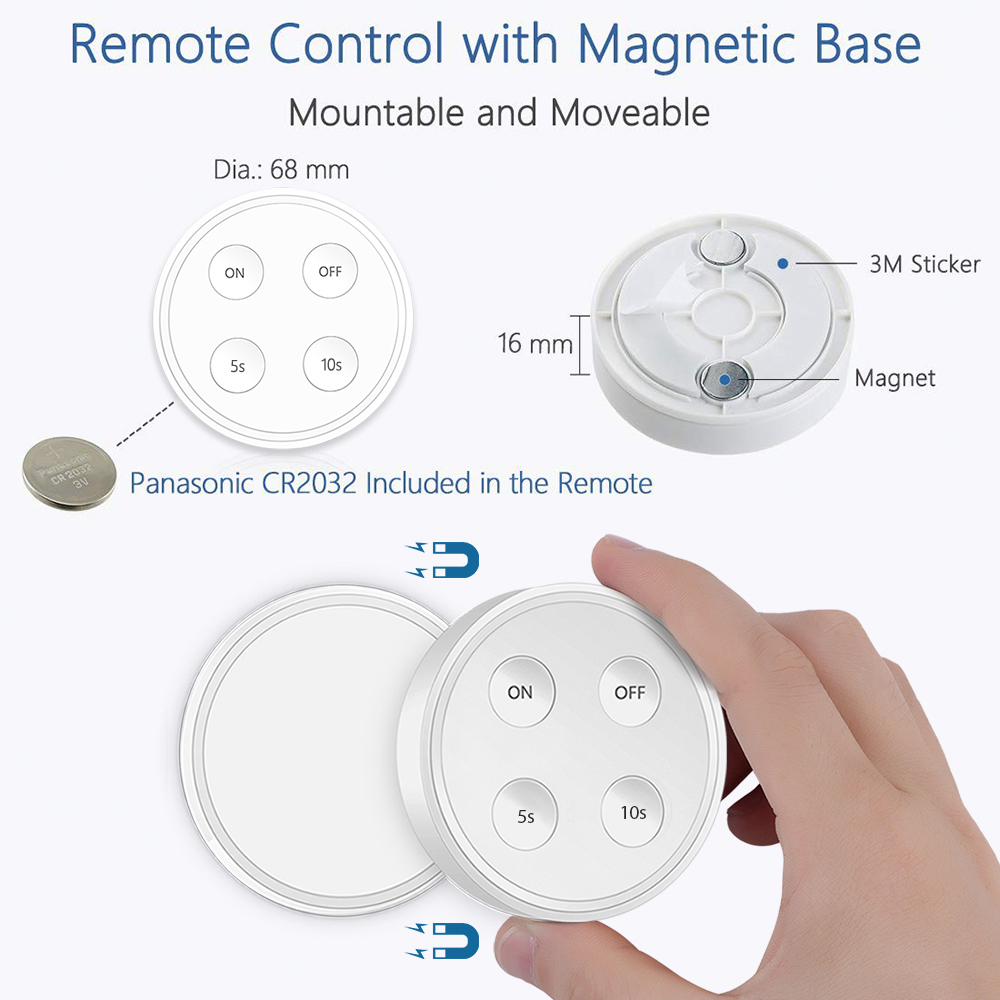 5s, 10s Garbage Disposal Waste Grinder Wireless Switch Timer EU KR Plug 16A air switch replace remote control Insinkerator Waste King