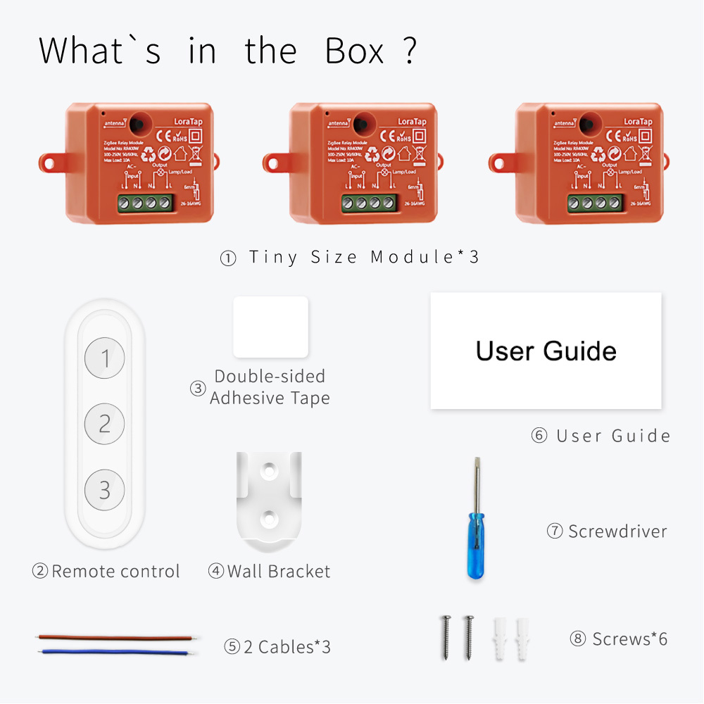 Tuya ZigBee 3.0 Smart Life Socket Module Wireless Light Switch Remote Control Kit Work with Echo Alexa Google Home Voice Control
