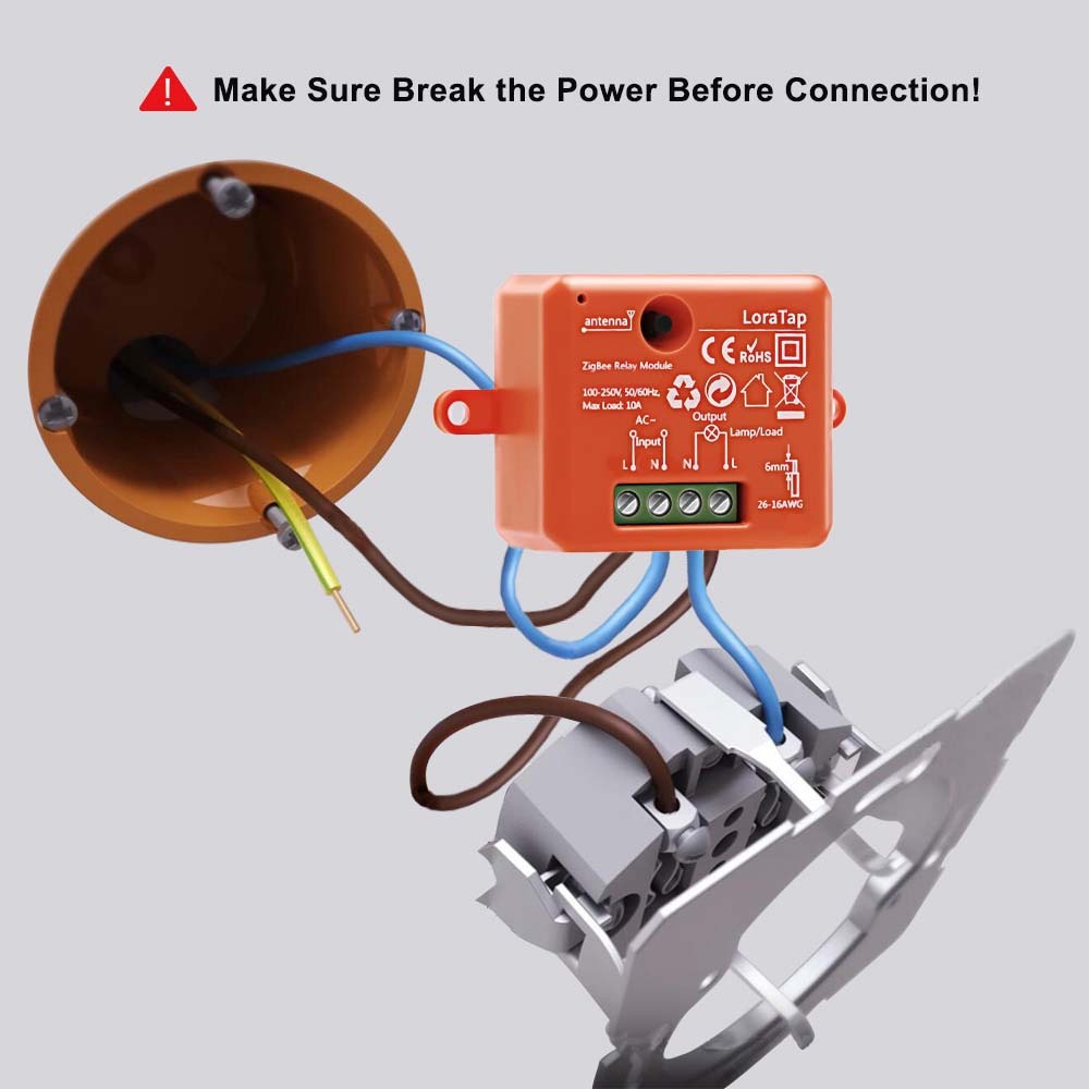 Tuya ZigBee 3.0 Smart Life Socket Module Wireless Remote Control, Work with Echo Alexa Google Home Voice Assistant DIY Relay