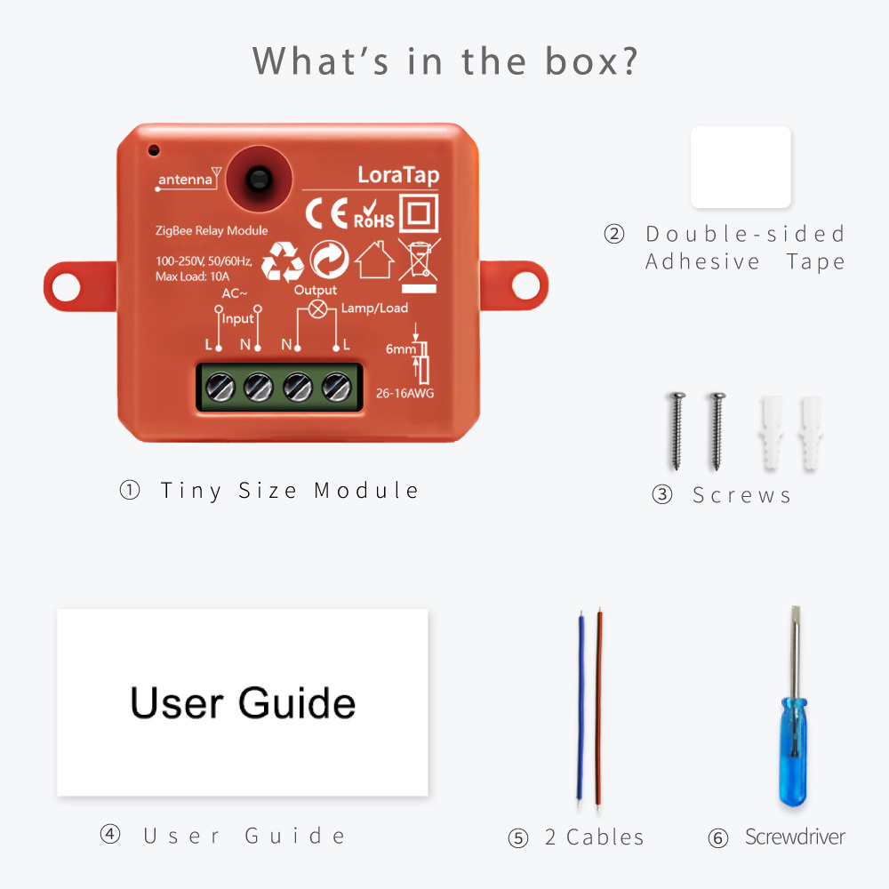 Tuya ZigBee 3.0 Smart Life Socket Module Wireless Remote Control, Work with Echo Alexa Google Home Voice Assistant DIY Relay