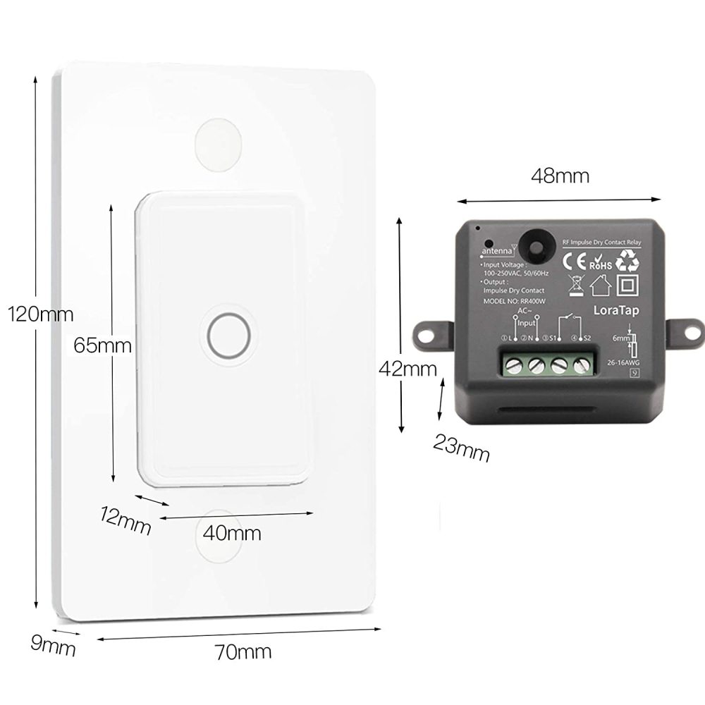 RF Impulse Dry Contact Relay Kit