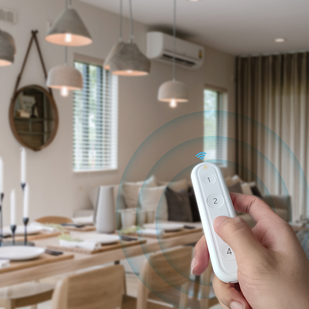 Tuya ZigBee 3.0 Wireless 4-Button Remote Control Switch Compatible with Smart Life Home Assistant