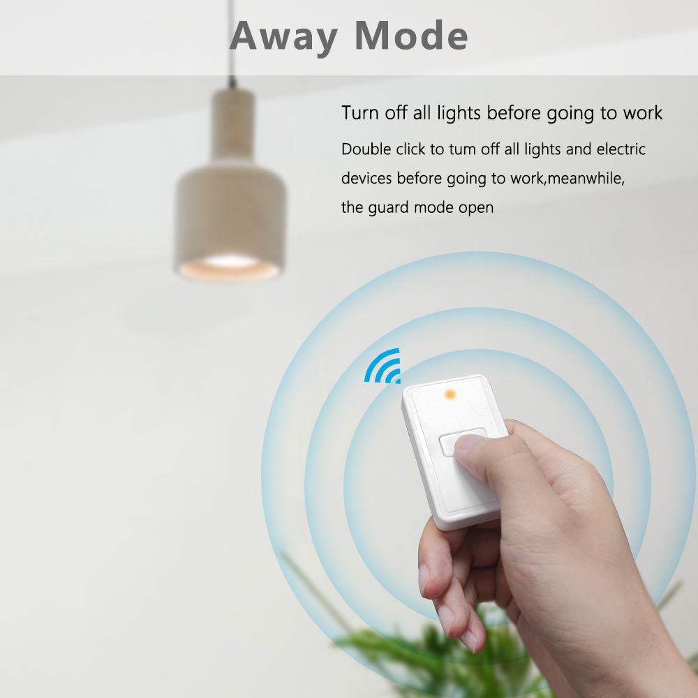 Tuya ZigBee 3.0 Wireless US 1 Gang Remote Control Switch Compatible with Smart Life Home Assistant Zigbee2MQTT DIY
