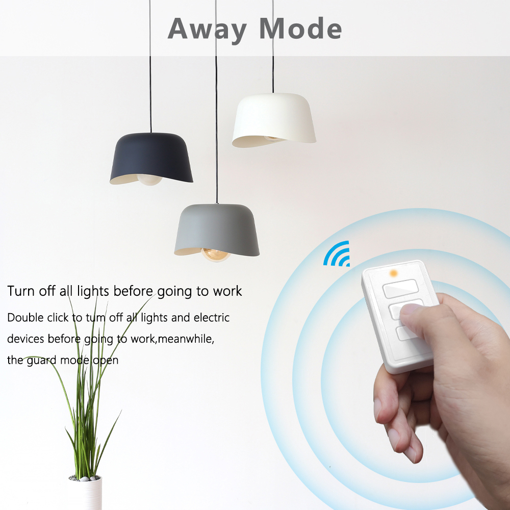 Tuya ZigBee 3.0 Wireless US 3 Gang Remote Control Switch Compatible with Smart Life Home Assistant Zigbee2MQTT DIY