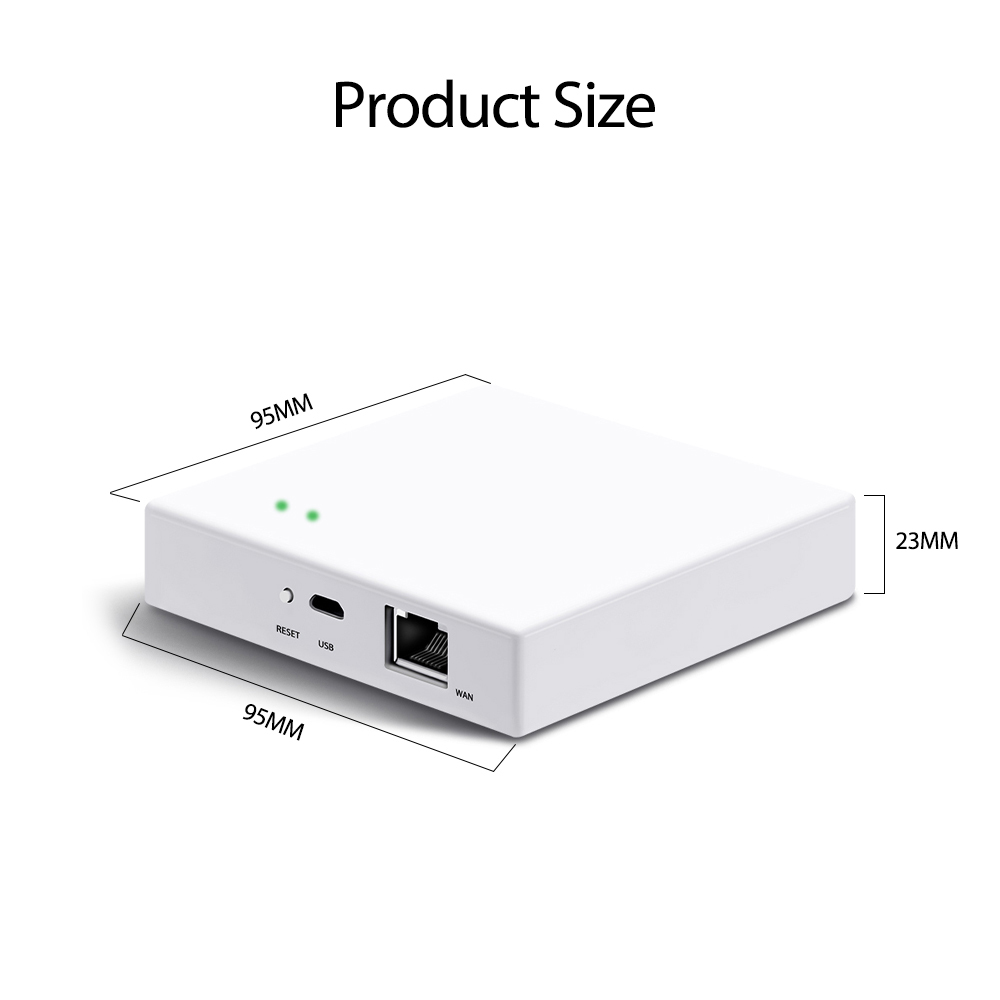 LoraTap Smart Home Tuya ZigBee 3.0 Hub Bridge Wireless and Wired Smart Life App Remote Control Automation DIY