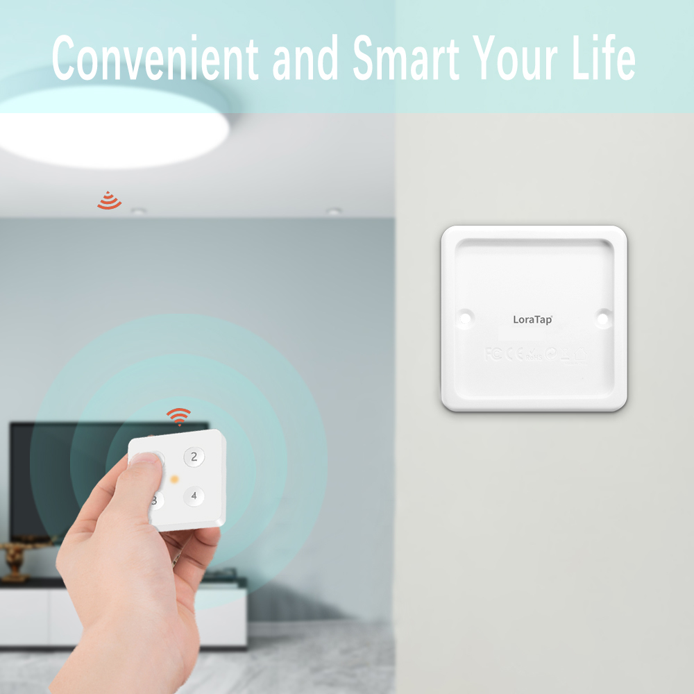 Tuya ZigBee 3.0 Wireless 4-Button Remote Control Scene Switch Compatible with Smart Life Home Assistant Zigbee2MQTT DIY