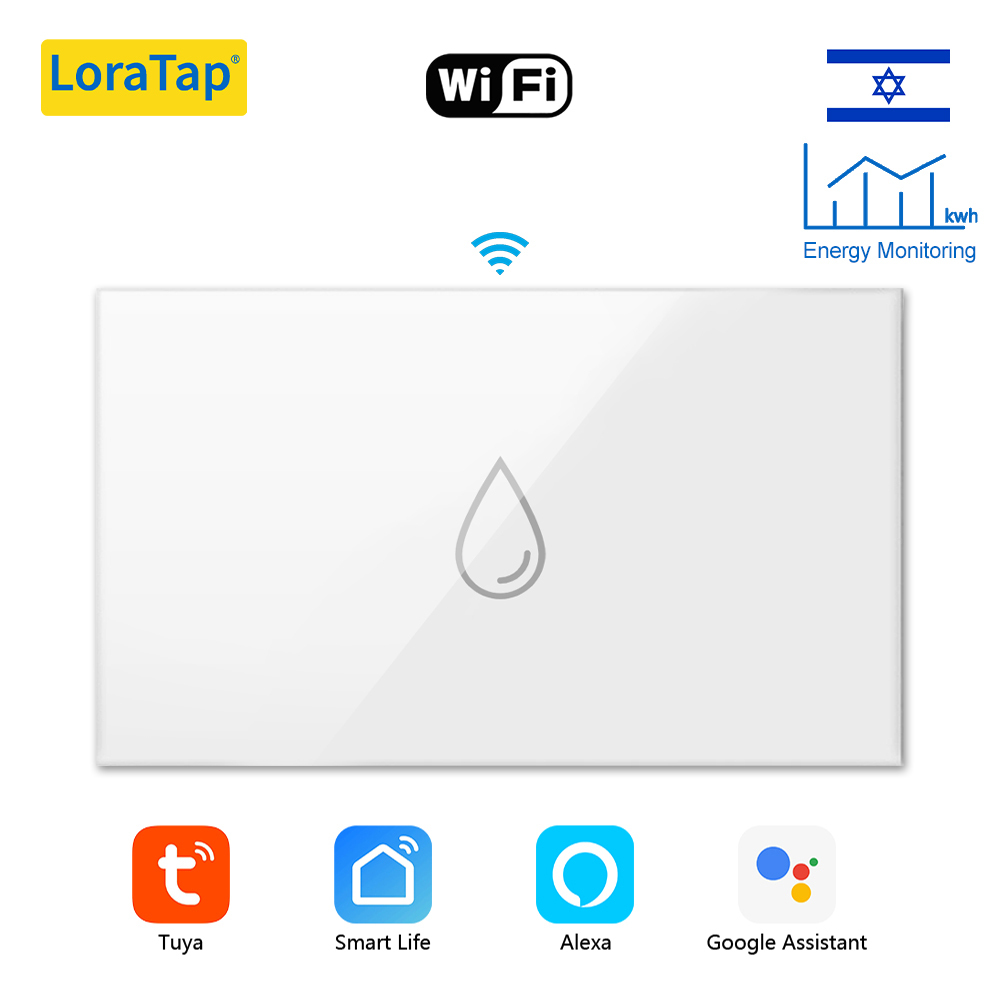 Tuya Smart Life Boiler EU US Standard Water Heater Wireless Remote Wall Panel Touch Switch Google Home Alexa Voice Control