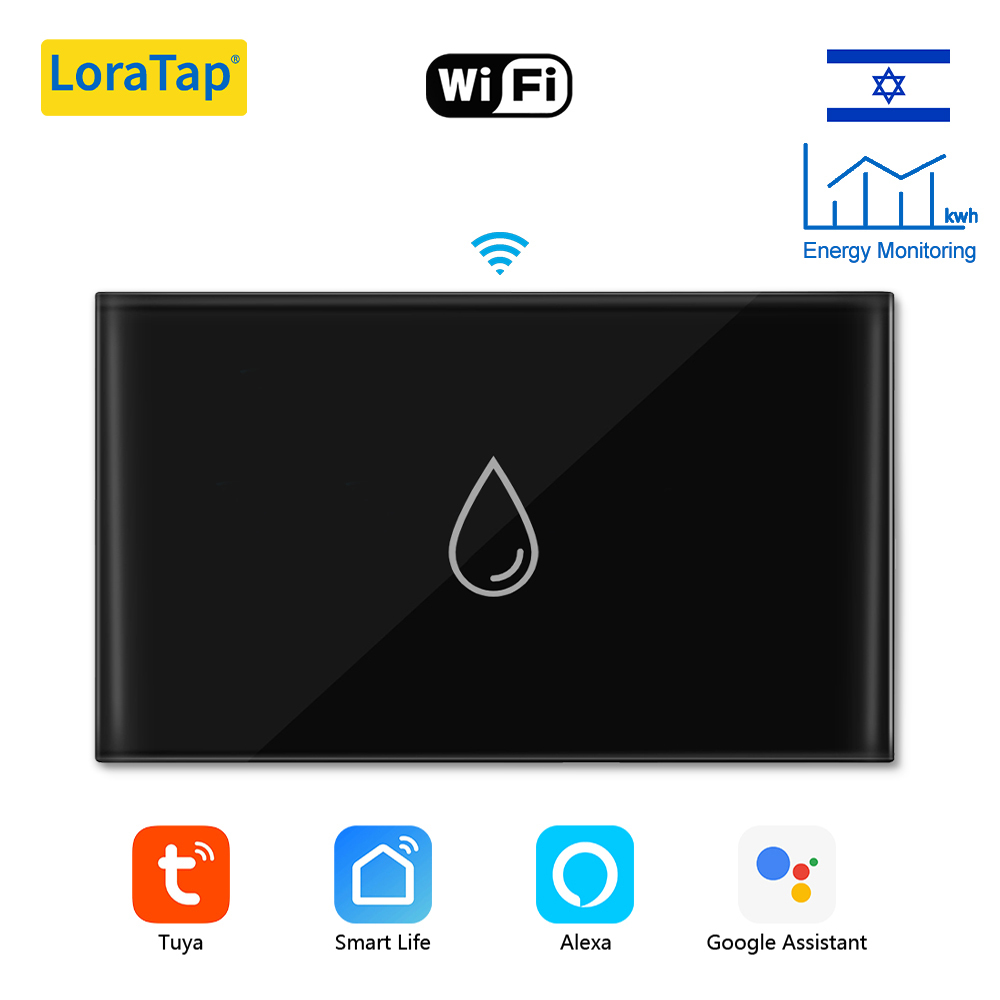 Tuya Smart Life Boiler EU US Standard Water Heater Wireless Remote Wall Panel Touch Switch Google Home Alexa Voice Control