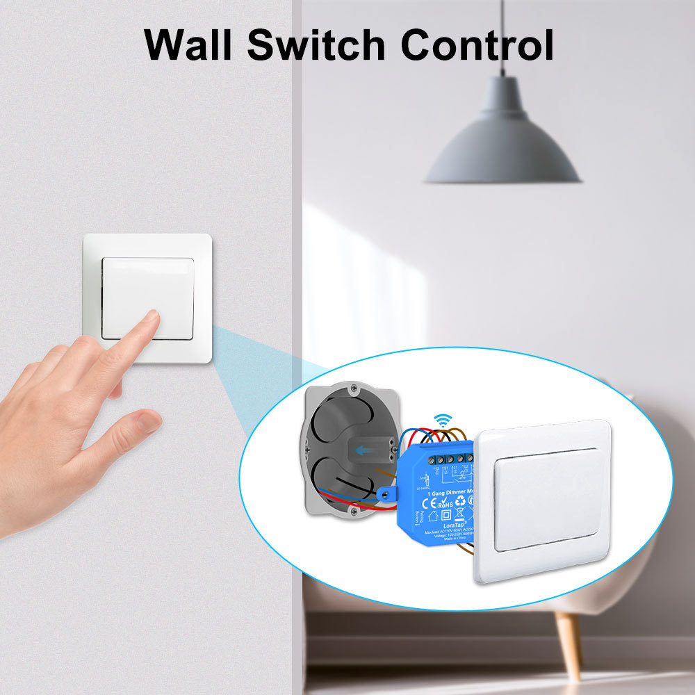 LoraTap WiFi & ZigBee Dimming Light Switch Relay Breaker Module Tuya Smart Life App Remote Control Timing Automation