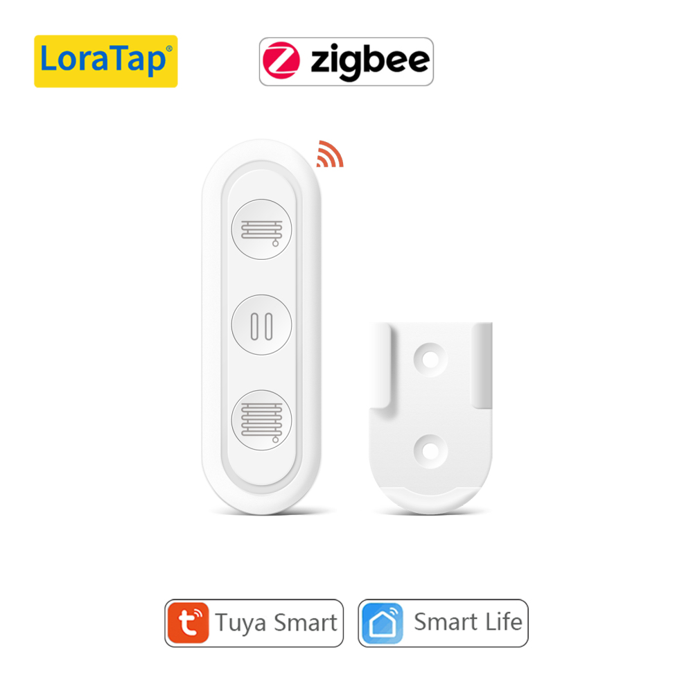 LoraTap Tuya Smart Life ZigBee 3.0 Roller Shutter Blinds Scene Switch Remote Controller Google Alexa Echo Home Assistant