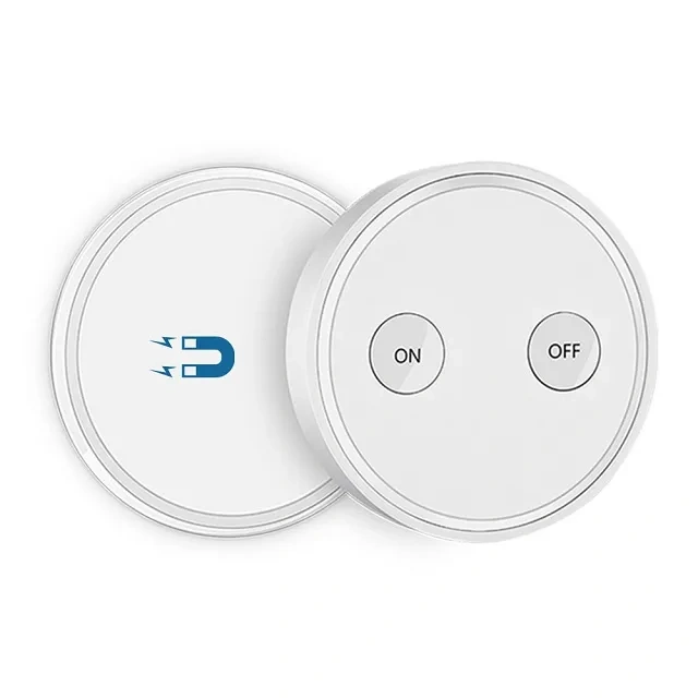 Wireless Remote Control DIY Light Switch with Magnetic Plate 10A works with manual wall switch