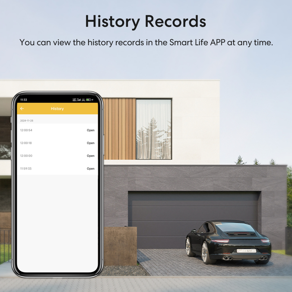 LoraTap Tuya Smart Life Garage Door Opener Controller Dry Contact Switches Security Alarm System Work Google Assistant Alexa