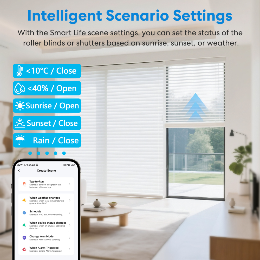 Tuya Smart Life WiFi Curtain Blind Switch for Roller Shutter Electric motor Google Home Alexa Echo Voice Control DIY Smart Home