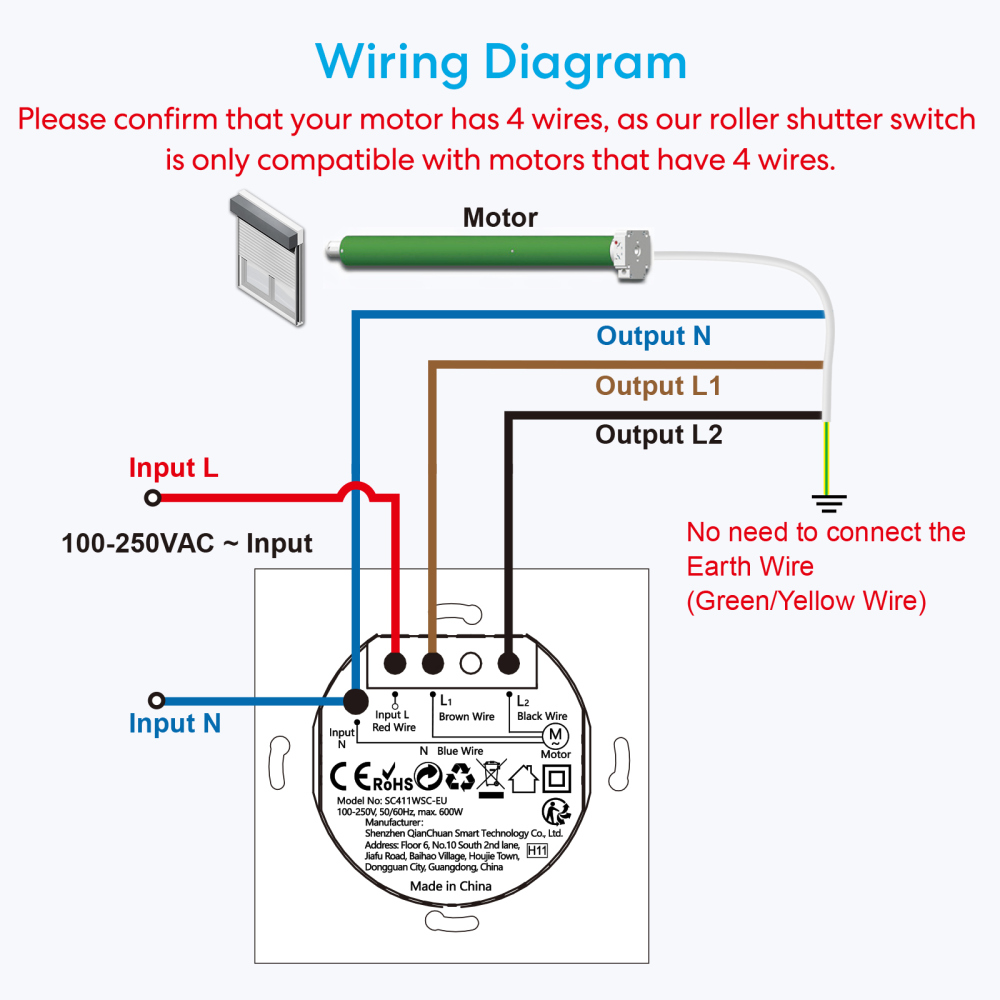 Tuya Smart Life RF WIFi Smart Curtain Blinds Roller Shutter Switch Google Assistant Alexa Echo Voice Control Smart Home Timer