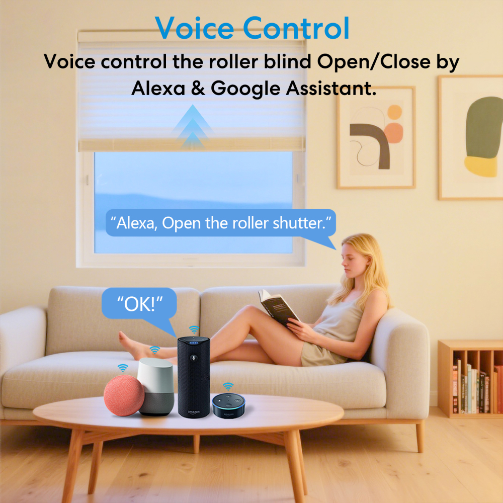 Tuya Smart Life WiFi Curtain Blind Switch for Roller Shutter Electric motor Google Home Alexa Echo Voice Control DIY Smart Home
