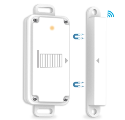 LoraTap Tuya Smart Life Sliding Gate Motor Opener Controller Waterproof IP65 Door Sensor USB Charge Work With Google Home Alexa