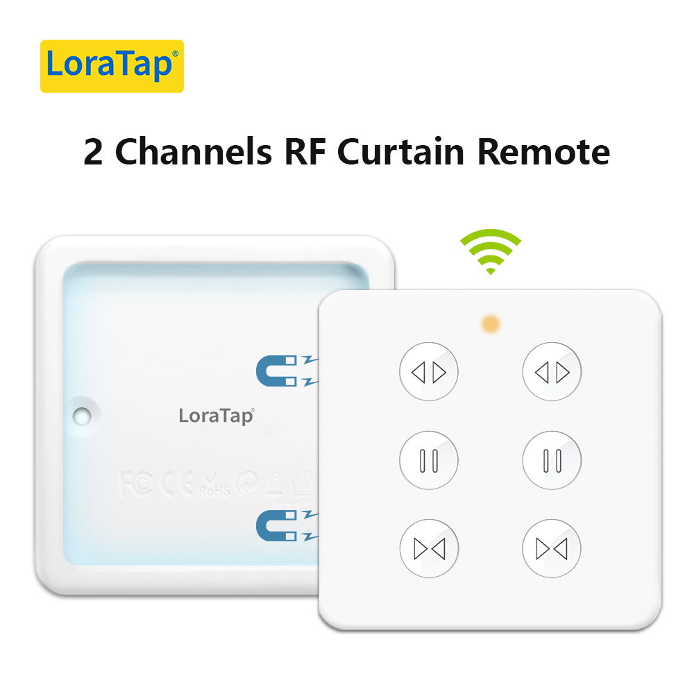 LoraTap Roller Shutter blinds Curtain Switch for Windows Motor Tuya Smart Life App Remote Control Percentage Google Home Alexa