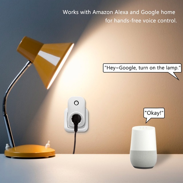 Tuya Smart Life Voice Control Wifi Socket Israel Plug 16A