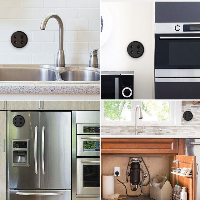 Food Waste Garbage Disposers Timer EU Korea Plug 16A Wireless Switch Remote Control No Drilling No Pipe Replace Air Switch